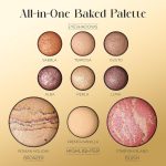 All in One Baked Makeup Palette, Full Size Baked Powder Palette with Blush, Bronzer, Highlighters and Eyeshadows, Travel-Friendly Compact, Neutral Pigmented Colors, Gift Set for Women-02 - Imagem 2